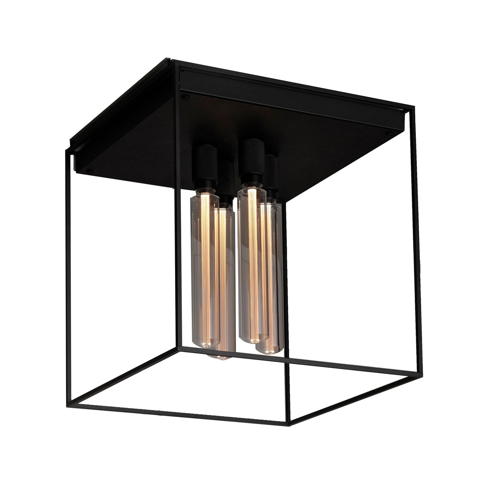 Buster + Punch Caged Ceiling 4.0 LED marmer black