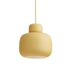 Stone-riippuvalaisin, Large, sinappikeltainen, metalli, Ø 24 cm – Woud