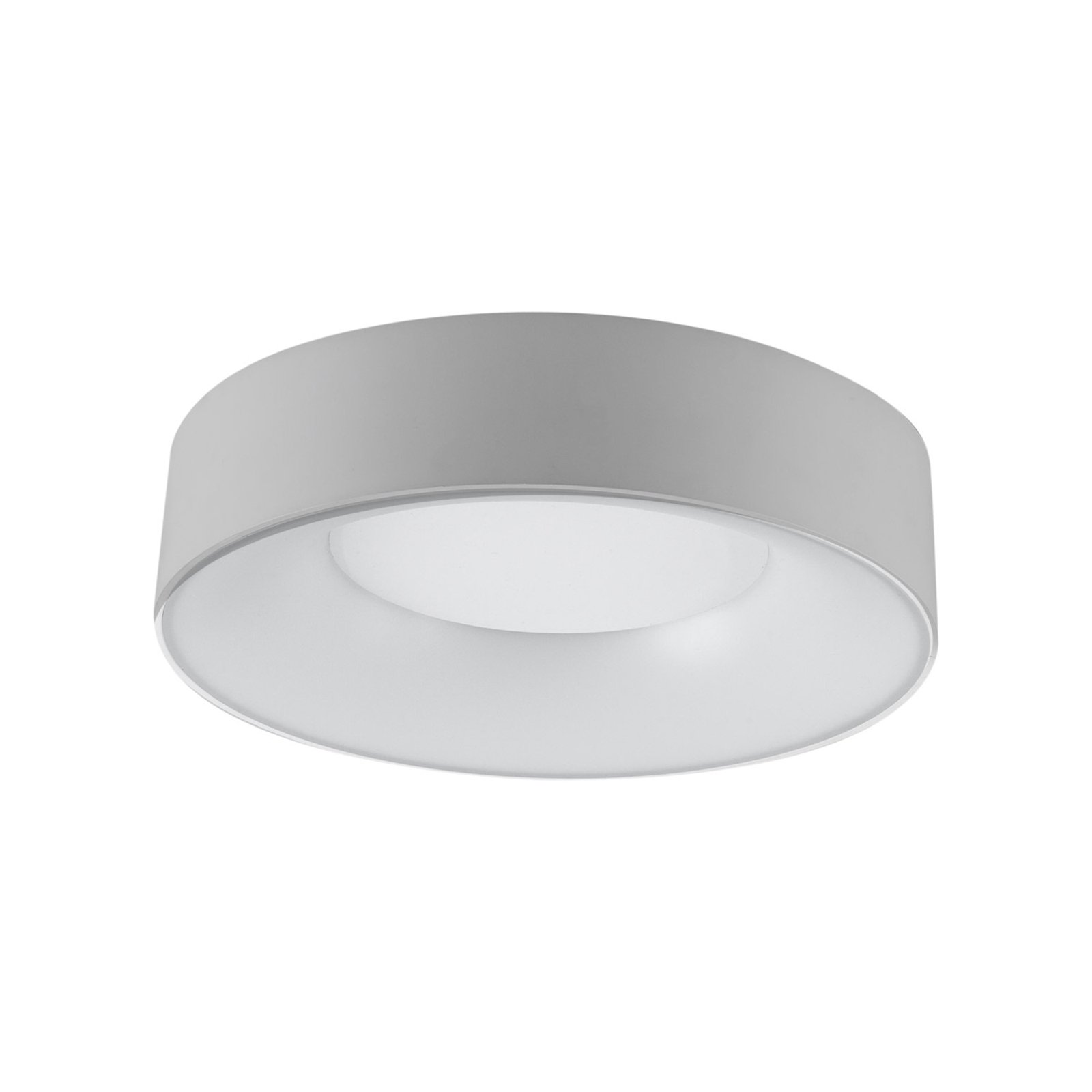 Sauro LED plafondlamp van kunststof, rond, IP54