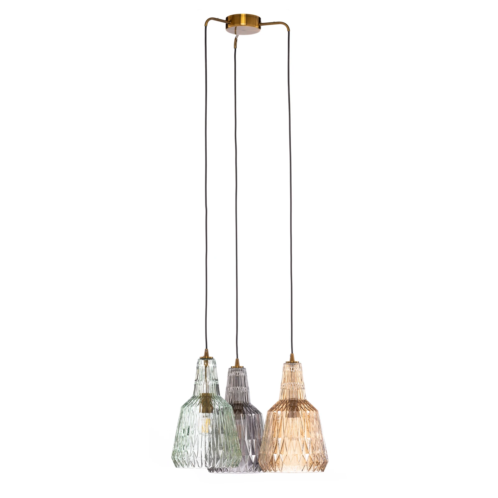 Lindby rippvalgusti Belarion, mitmevärviline, 3-valgusti, Ø 55 cm