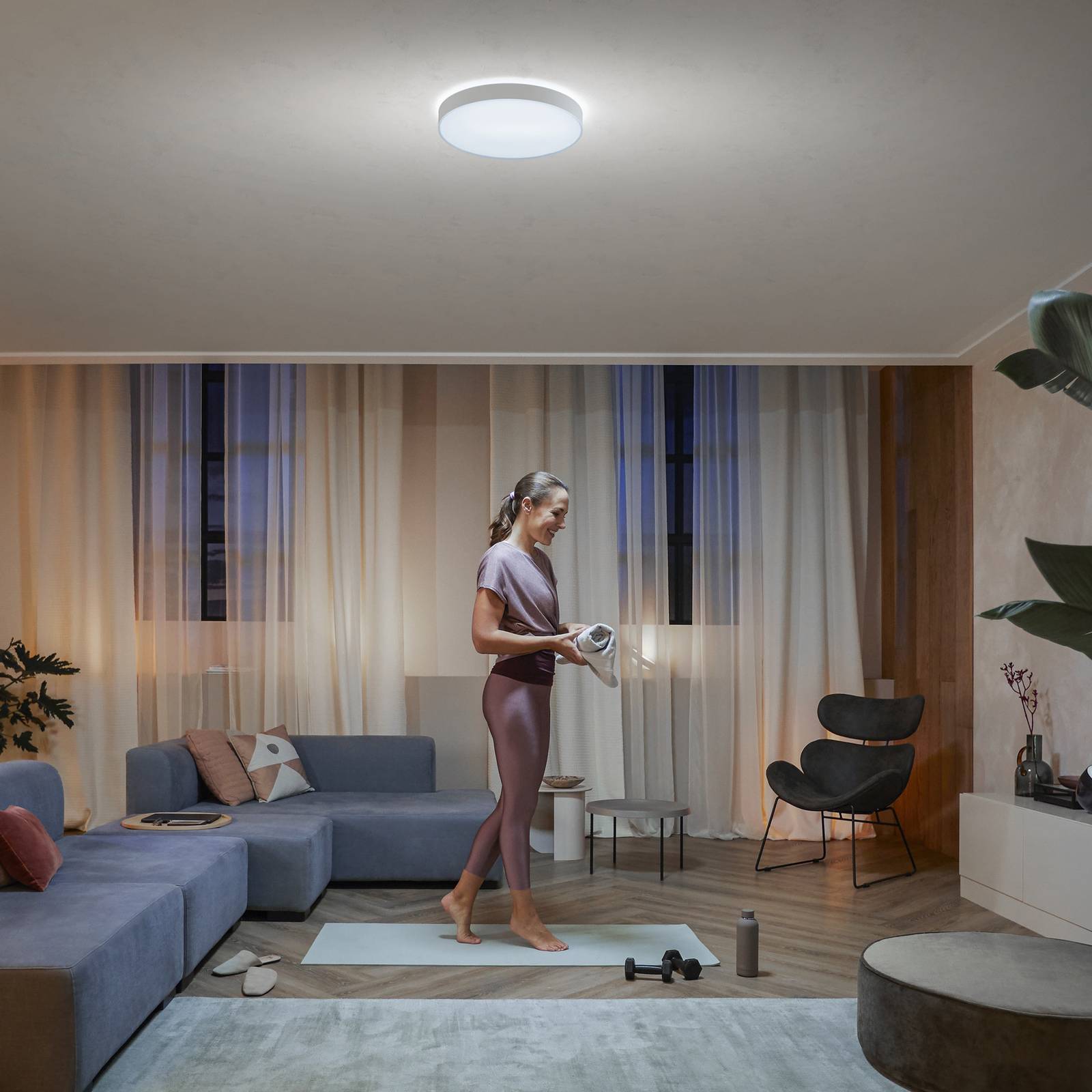 Philips Hue Enrave lampa sufitowa LED 42,5cm biała