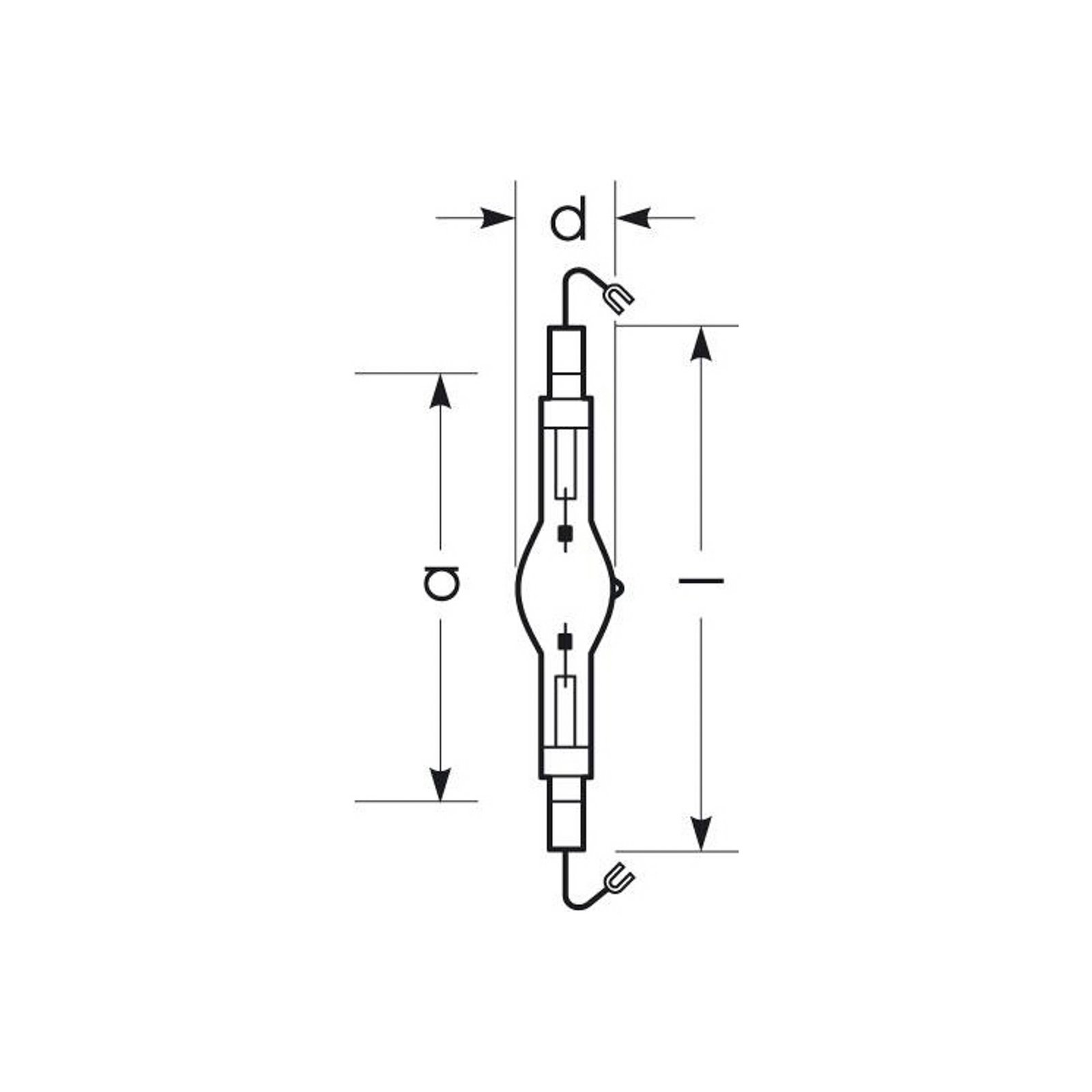RADIUM metal halide lamp K12s 2080W HRI-TS D/S/ECG