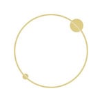 LED-Deckenleuchte Saturno, gold, Ø 80 cm, Metall, 4.000 K