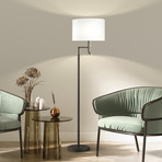 Teramo LED floor lamp with LED reading light