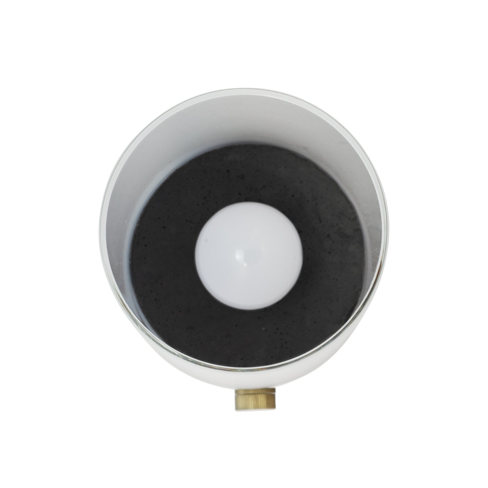 Candeeiro de mesa LED recarregável Dyberg Larsen Cozy, altura 20,5 cm, betão