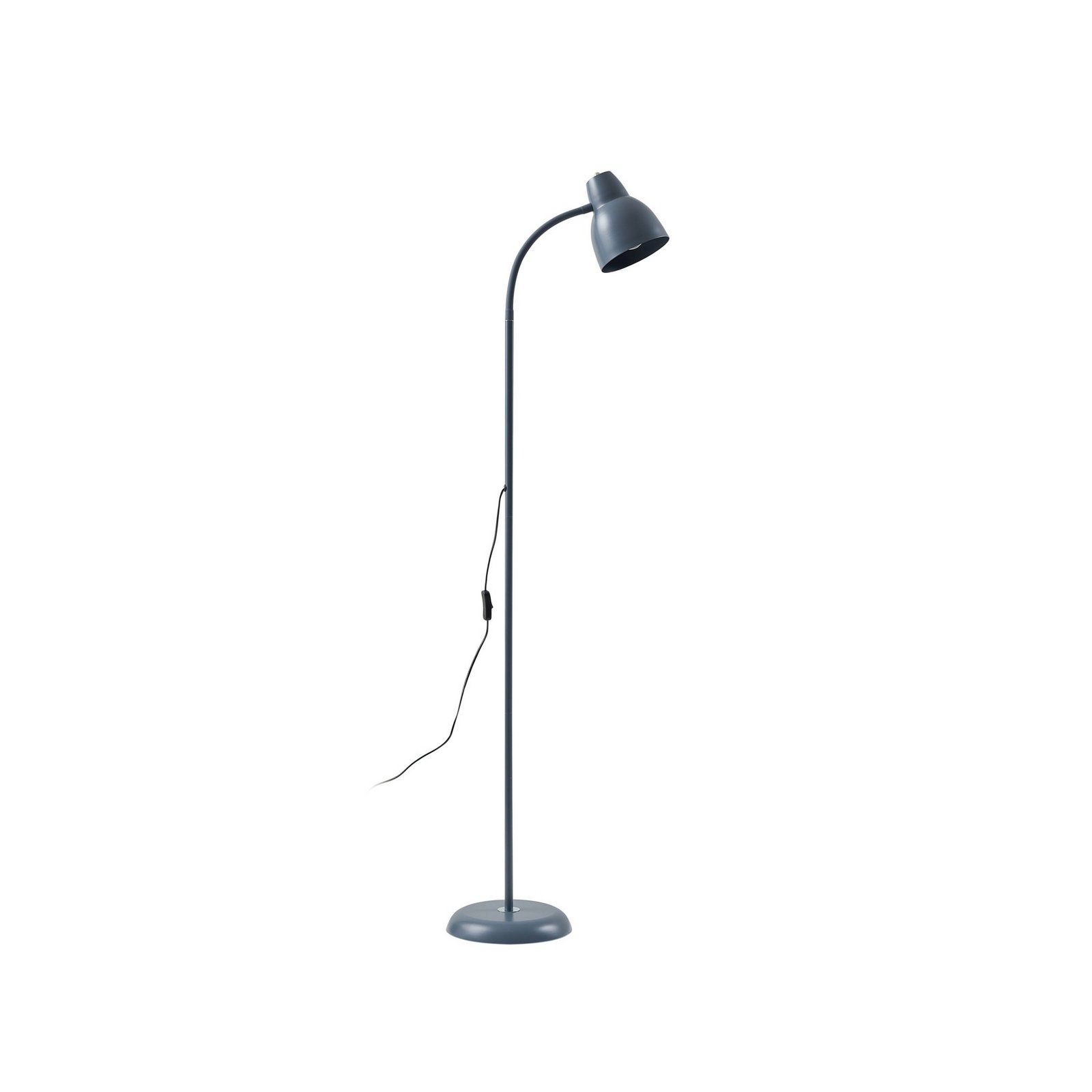 Lindby podna lampa Tebbi, plava, metalna, visina 150 cm