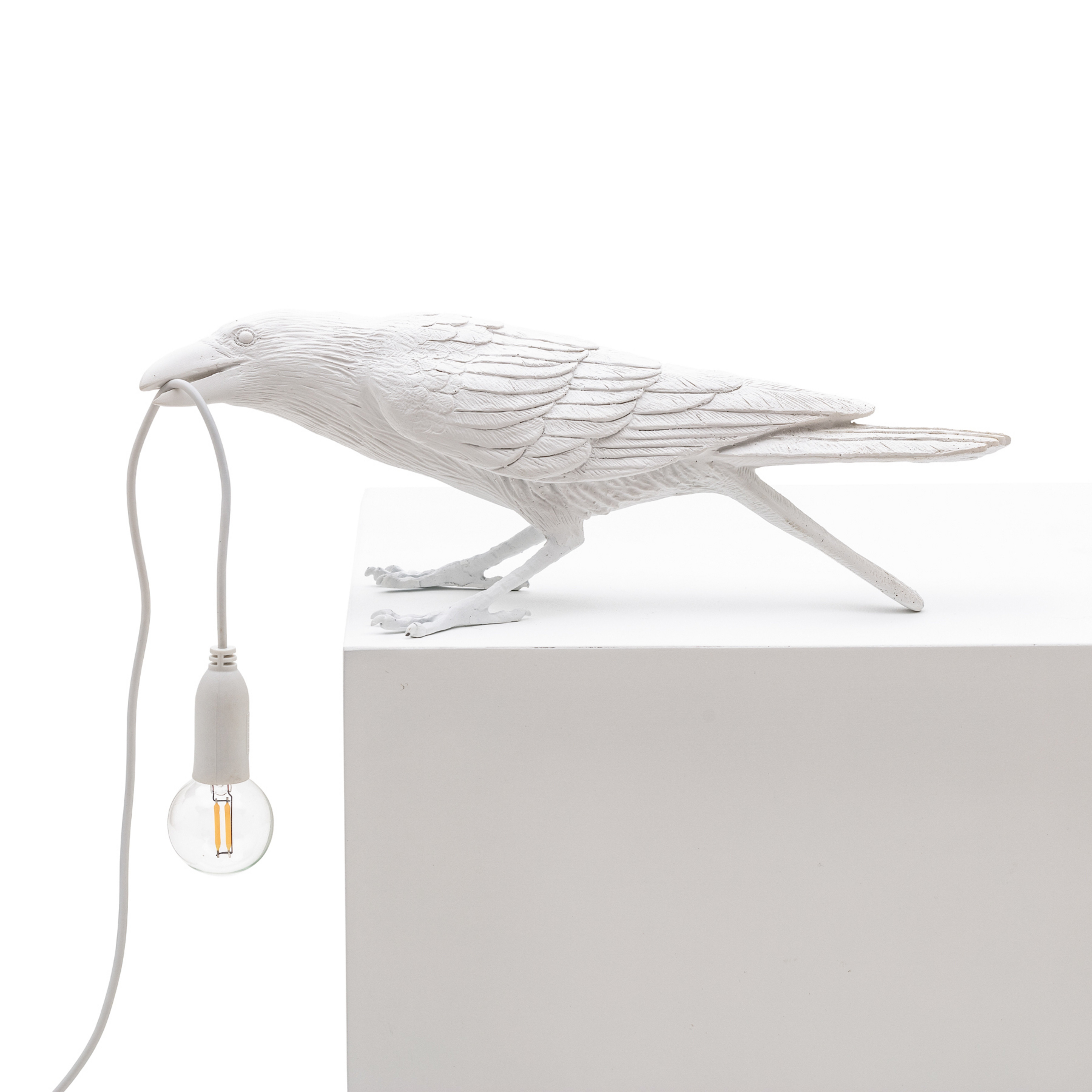 Bird Lamp Playing Stolna lampa Bijela - Seletti