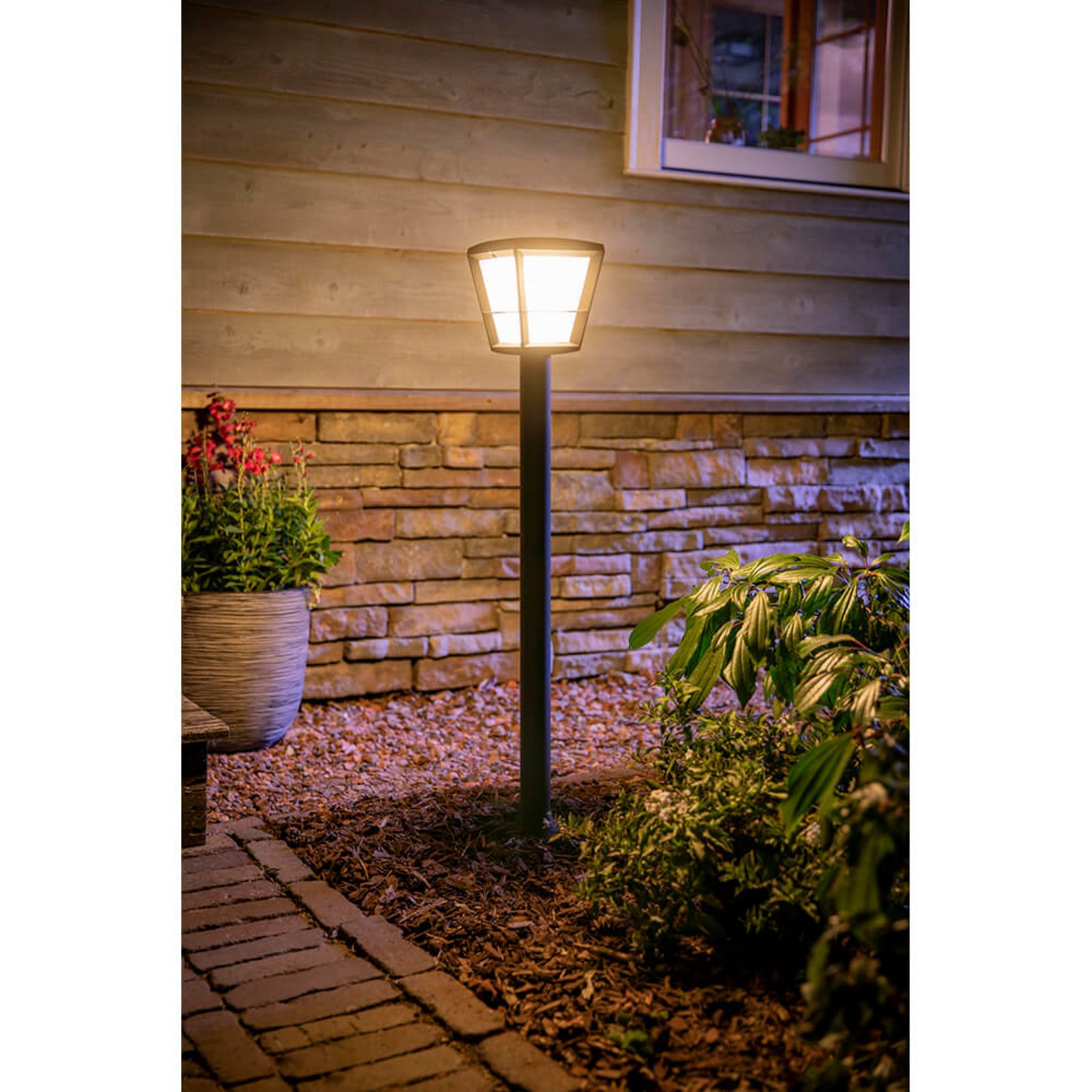 Econic Lampadare Exterior High White/Color Amb. - Philips Hue