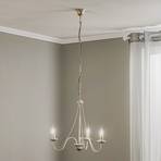 Malbo 3-bulb chandelier in white
