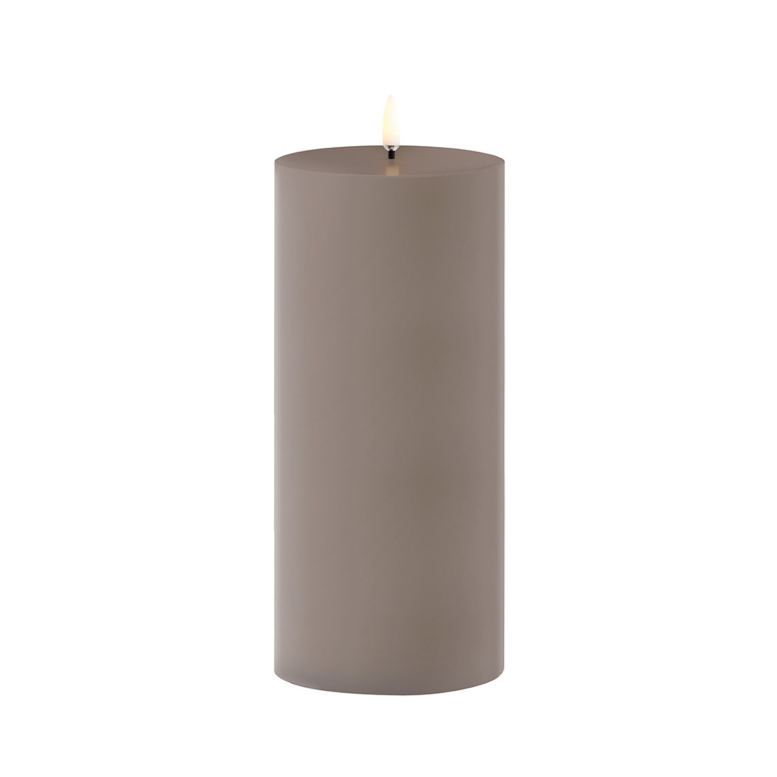 Vela de Pilar Outdoor LED 8,4x20 cm Sandstone - Uyuni Lighting