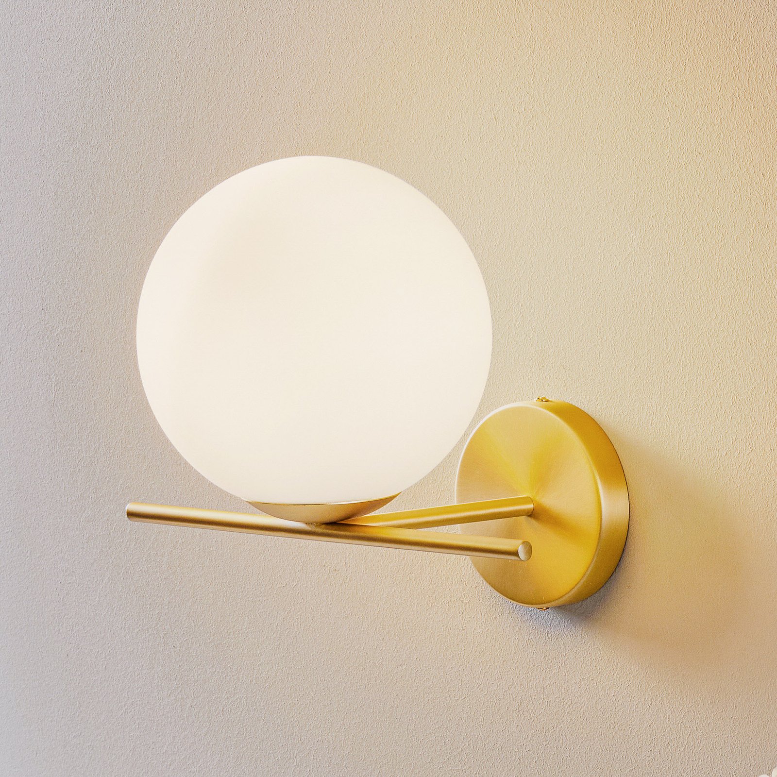Jugen wall light, gold, one-bulb