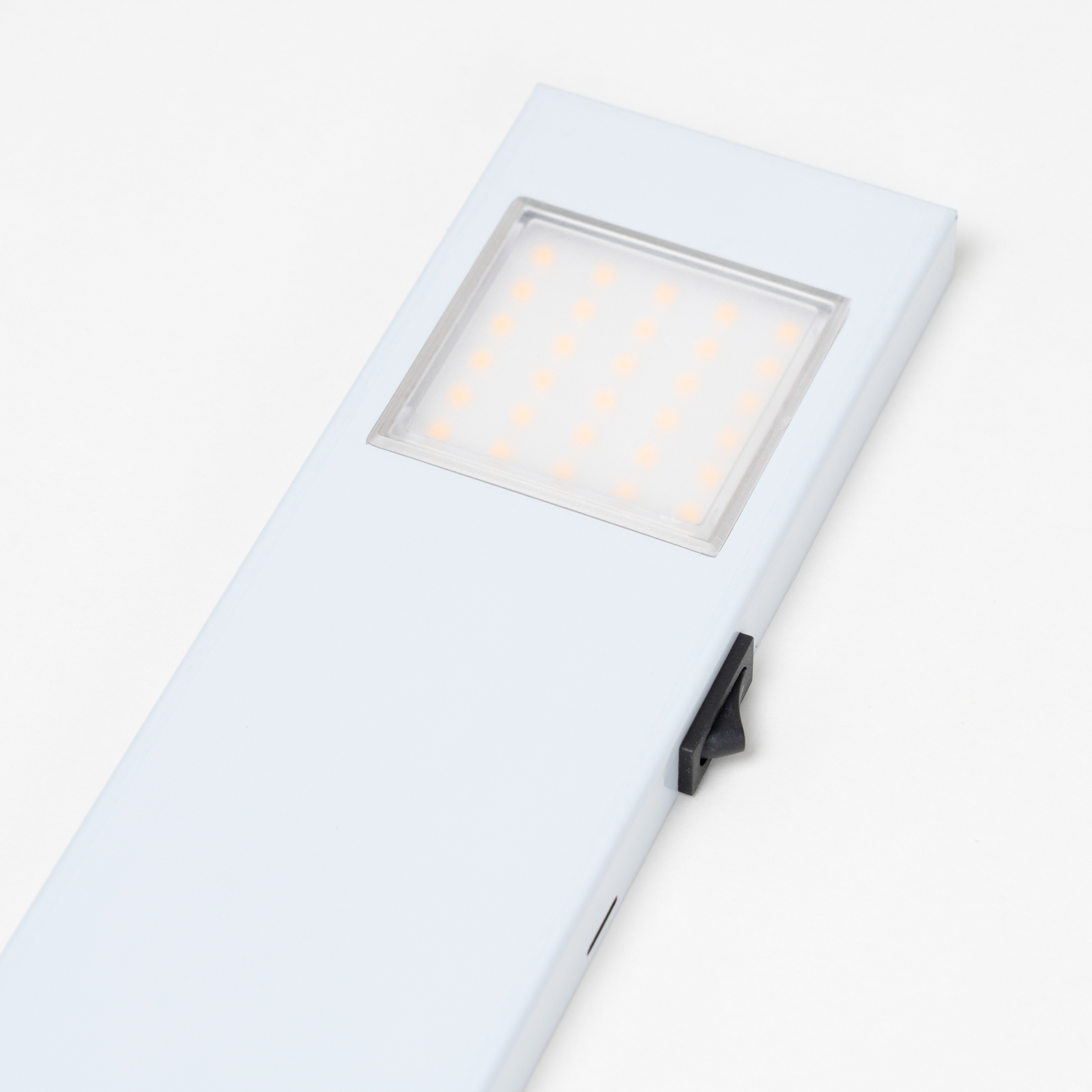 Prios Lorna LED-bänklampa rostfritt stål 3 st
