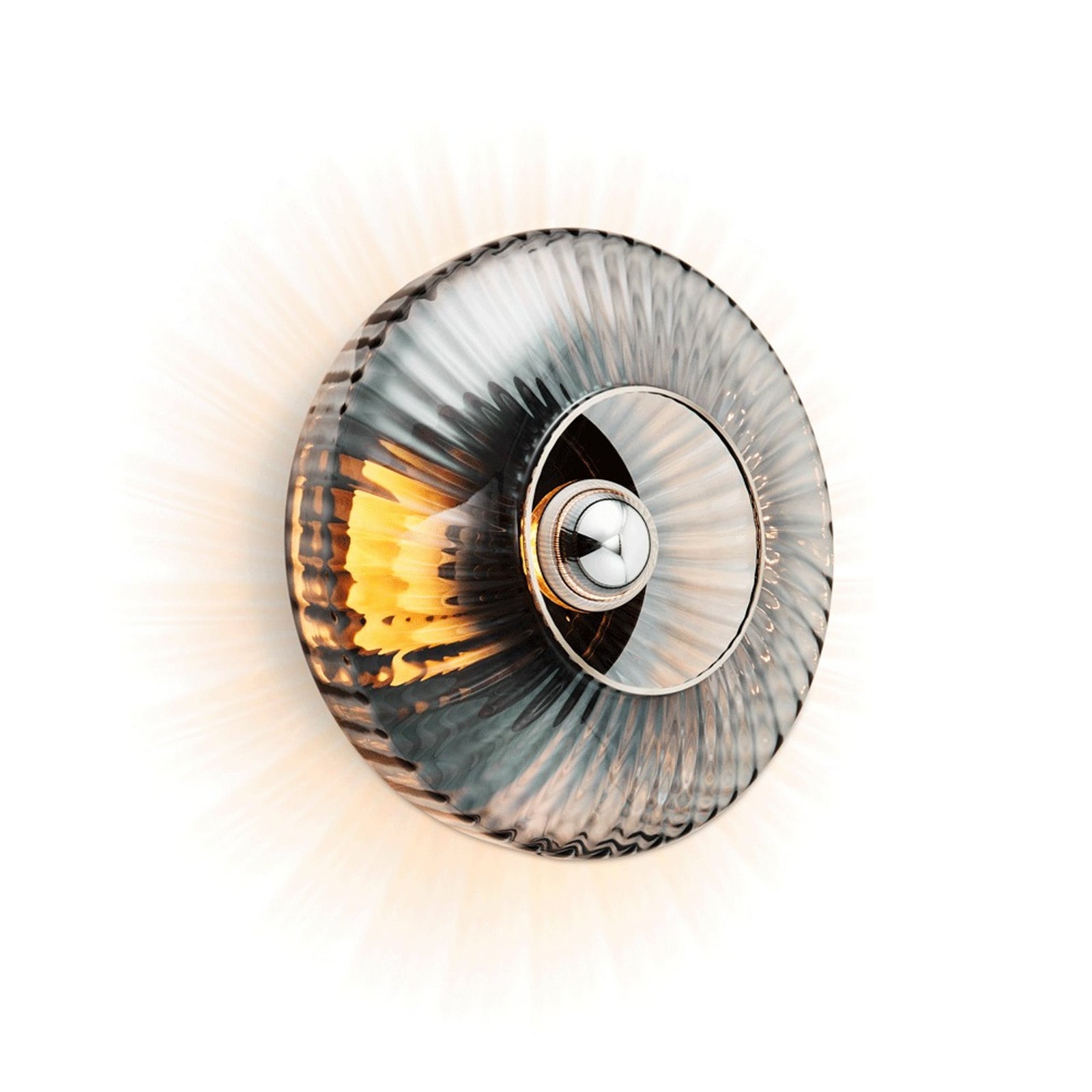 New Wave Optic Wall Lamp Smoke - Design By Us