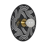 Ariane Wandleuchte, Ø 40 cm schwarz - MARKET SET