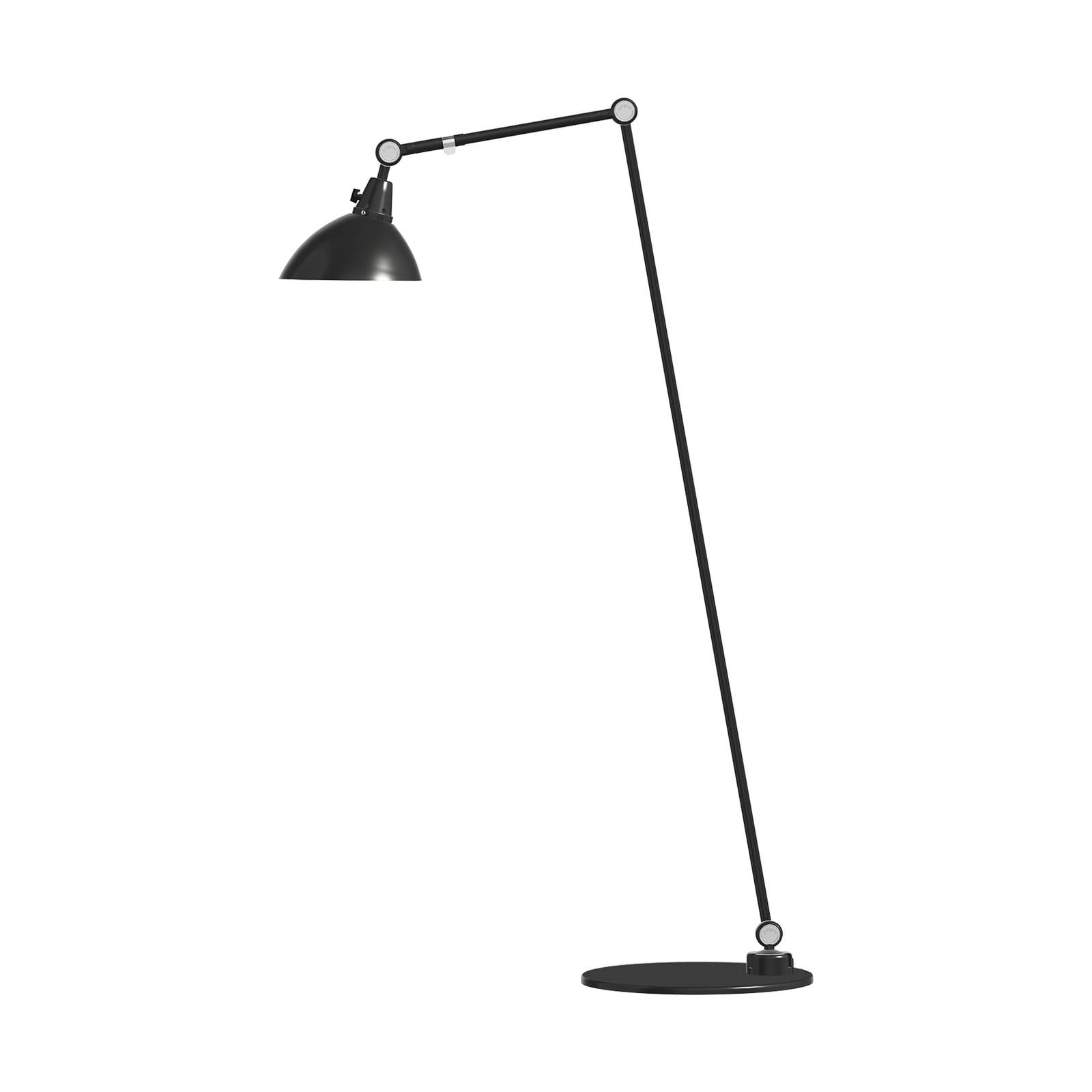 midgard Designer Floor Lamp - Living / Dining Room - Downward Light - Black