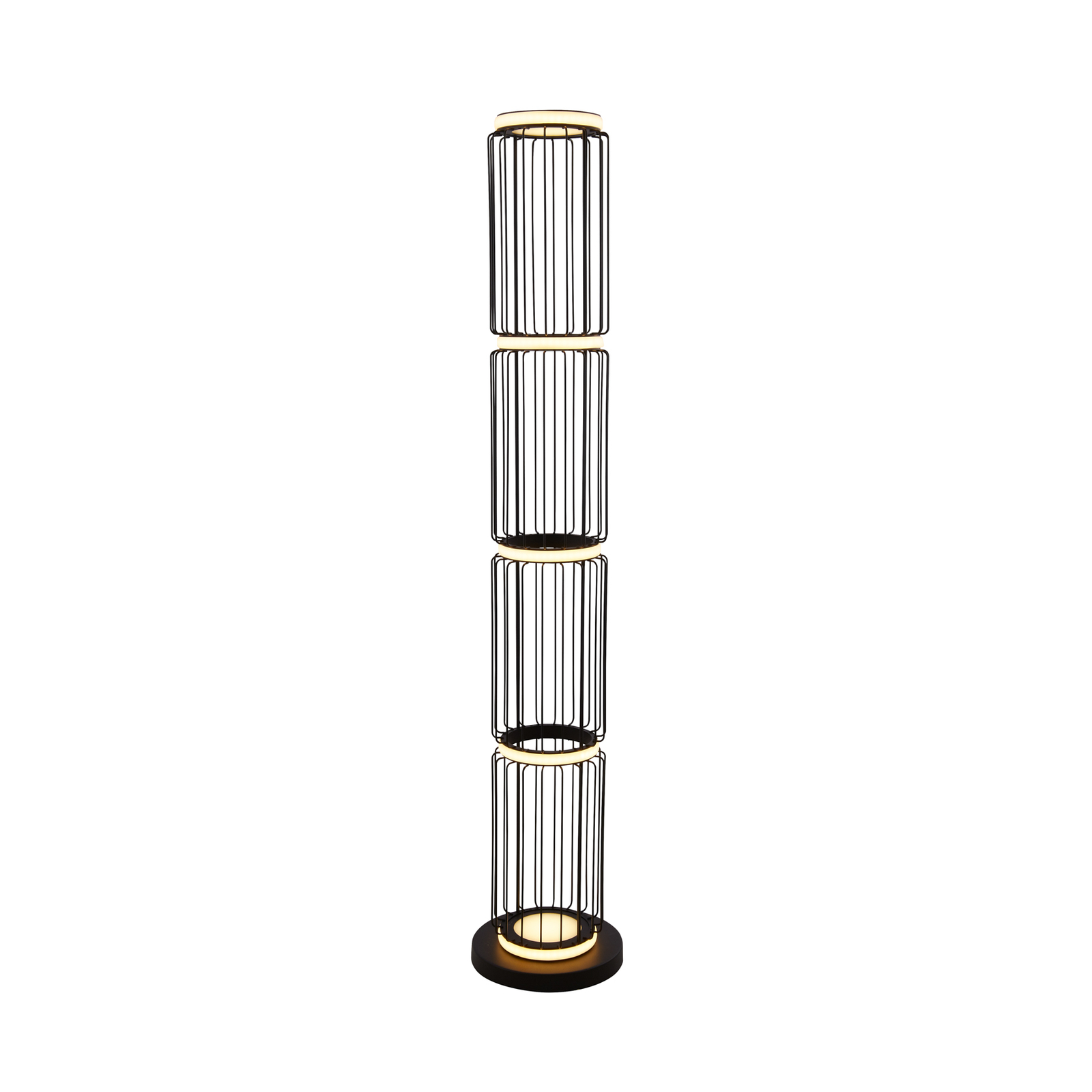 Cage LED floor lamp in cage design