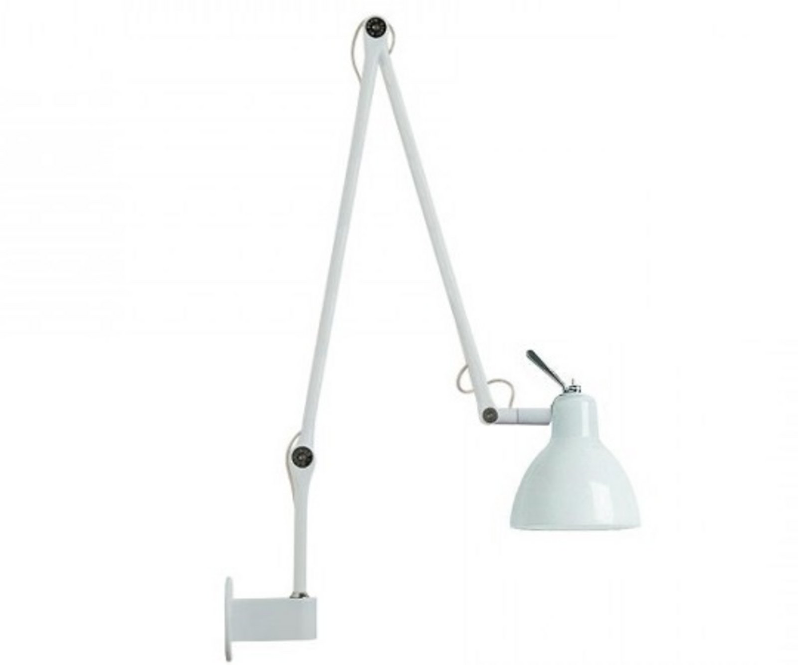 Luxy W2 Vägglampa Vit/Blank Vit - Rotaliana