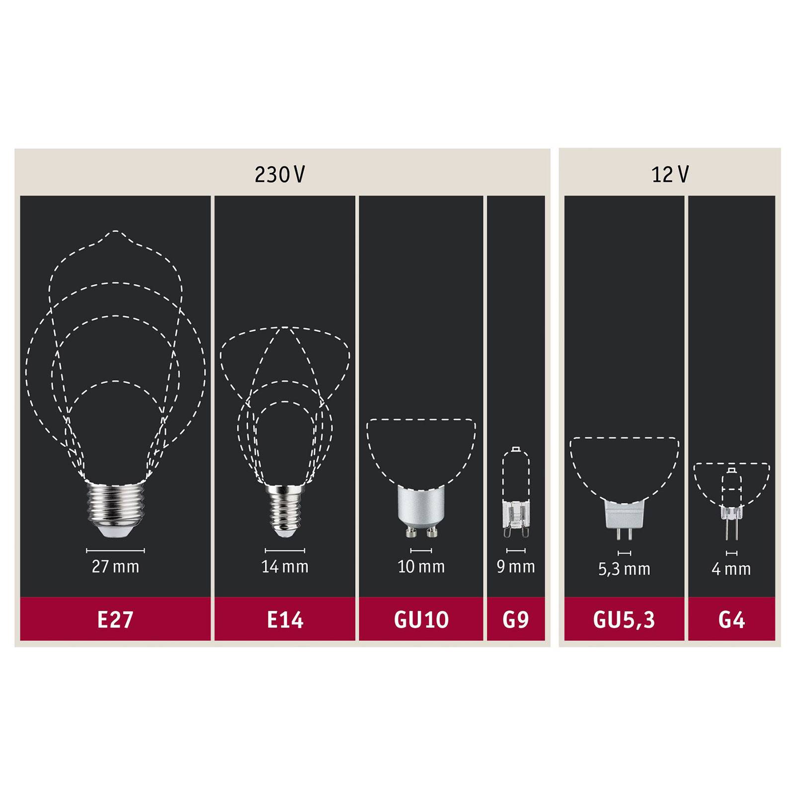 Paulmann reflektor LED GU10 5,9W CCT WhiteSwitch