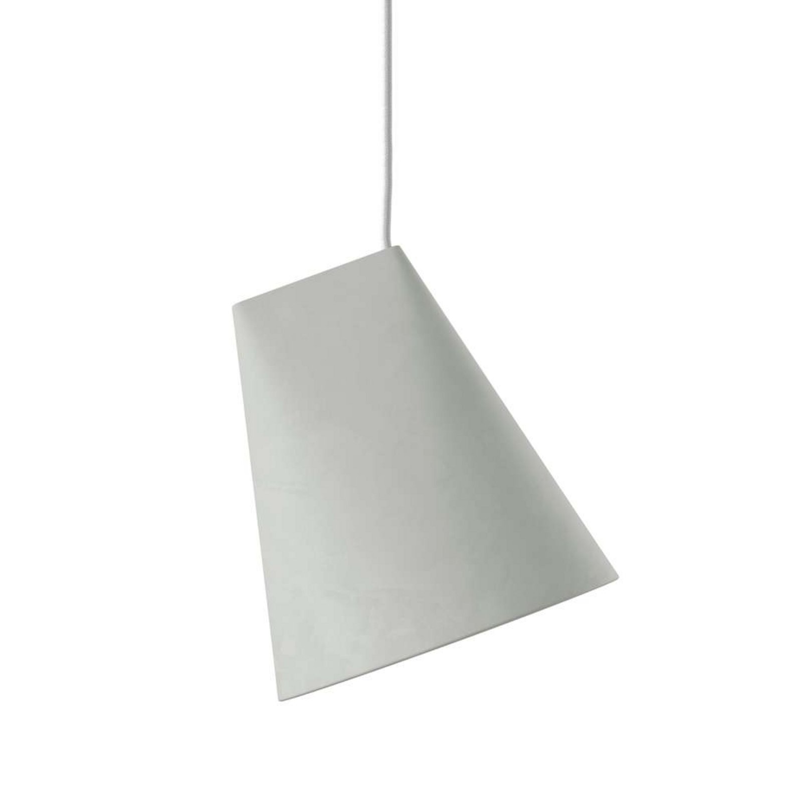 Ceramic Wide Pendant Light Grey - Moebe