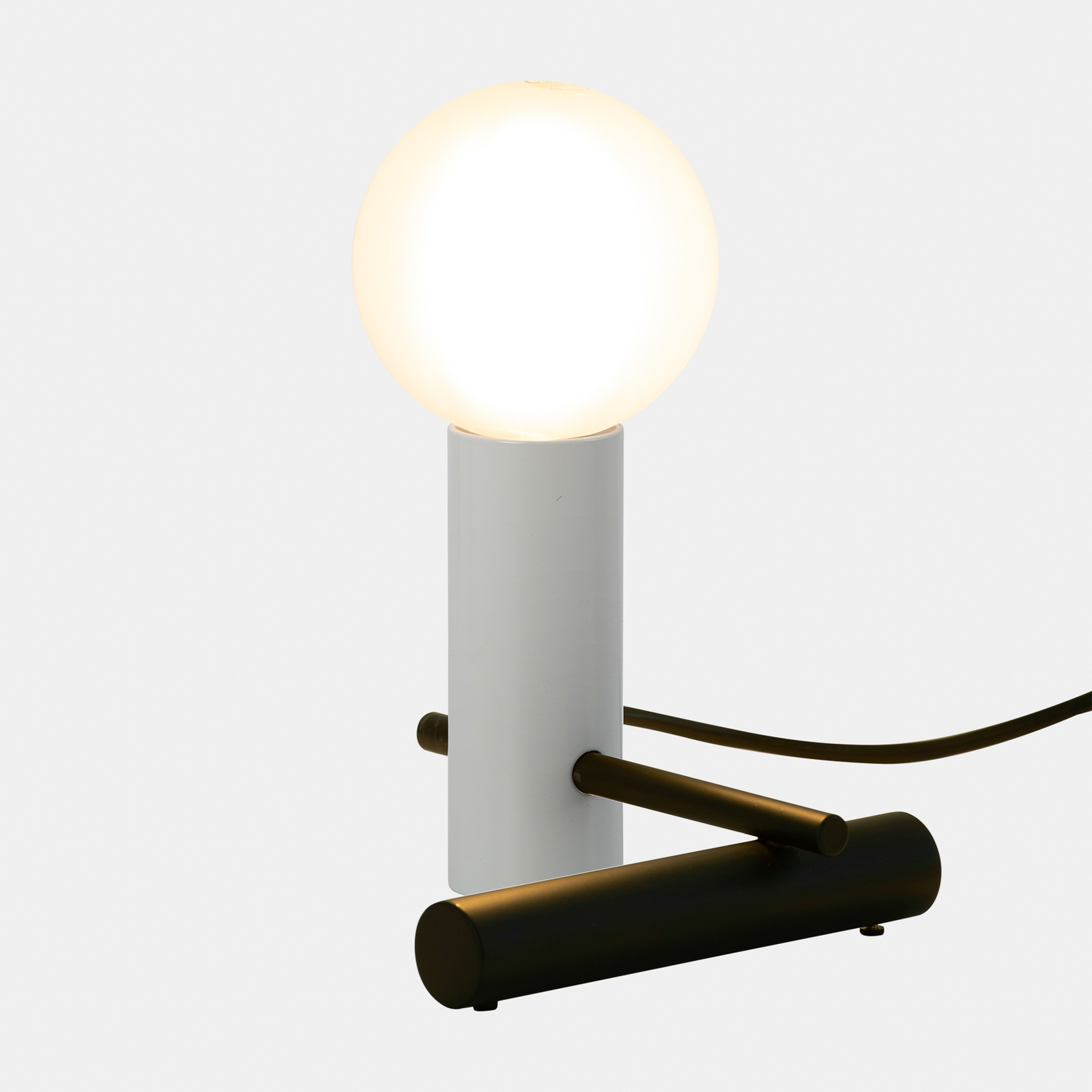 LEDS-C4 Nude Tiny lámpara de mesa E27 gris/negro