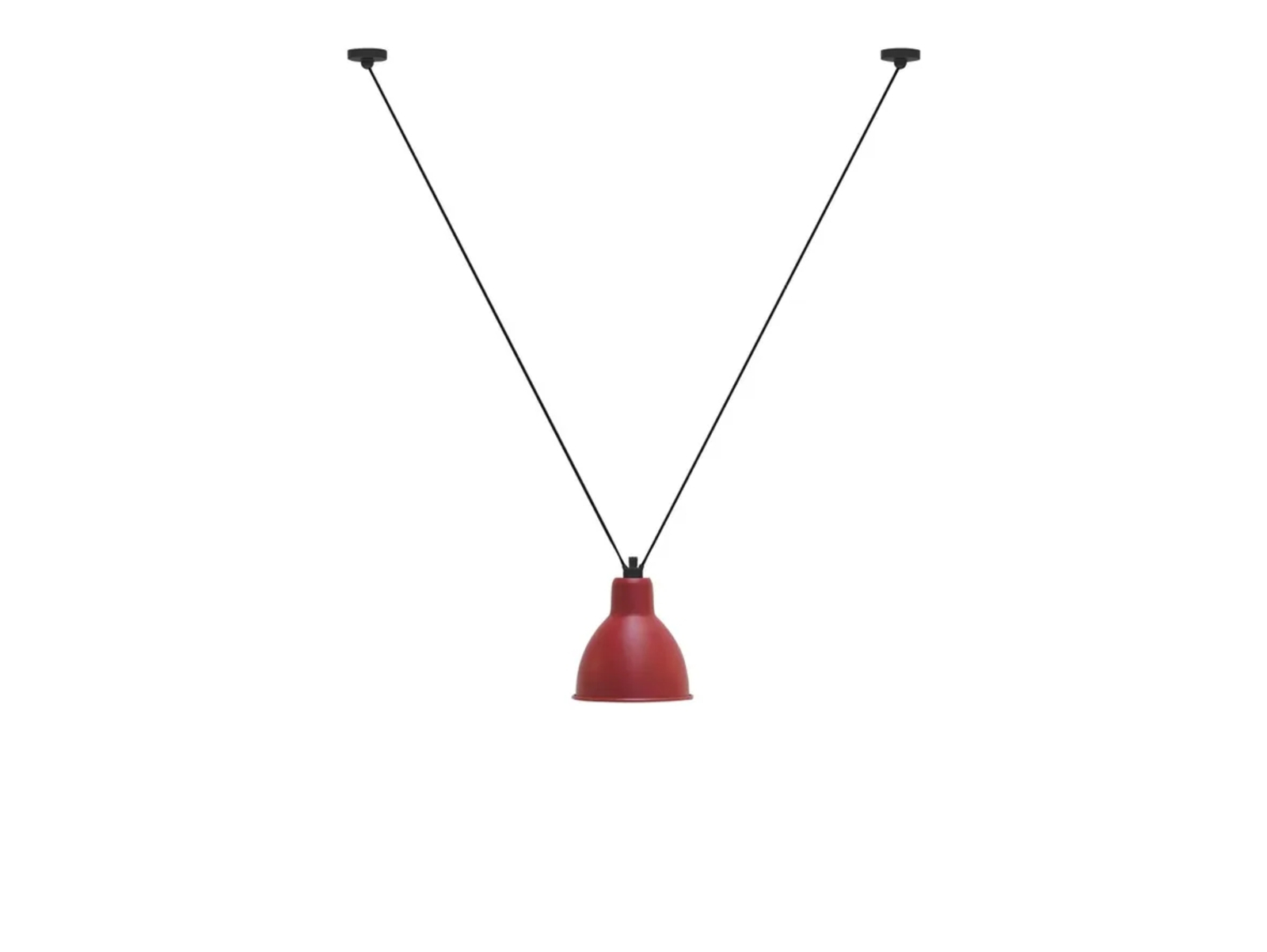 323 XL Závěsná Lampa Round Red - Lampe Gras