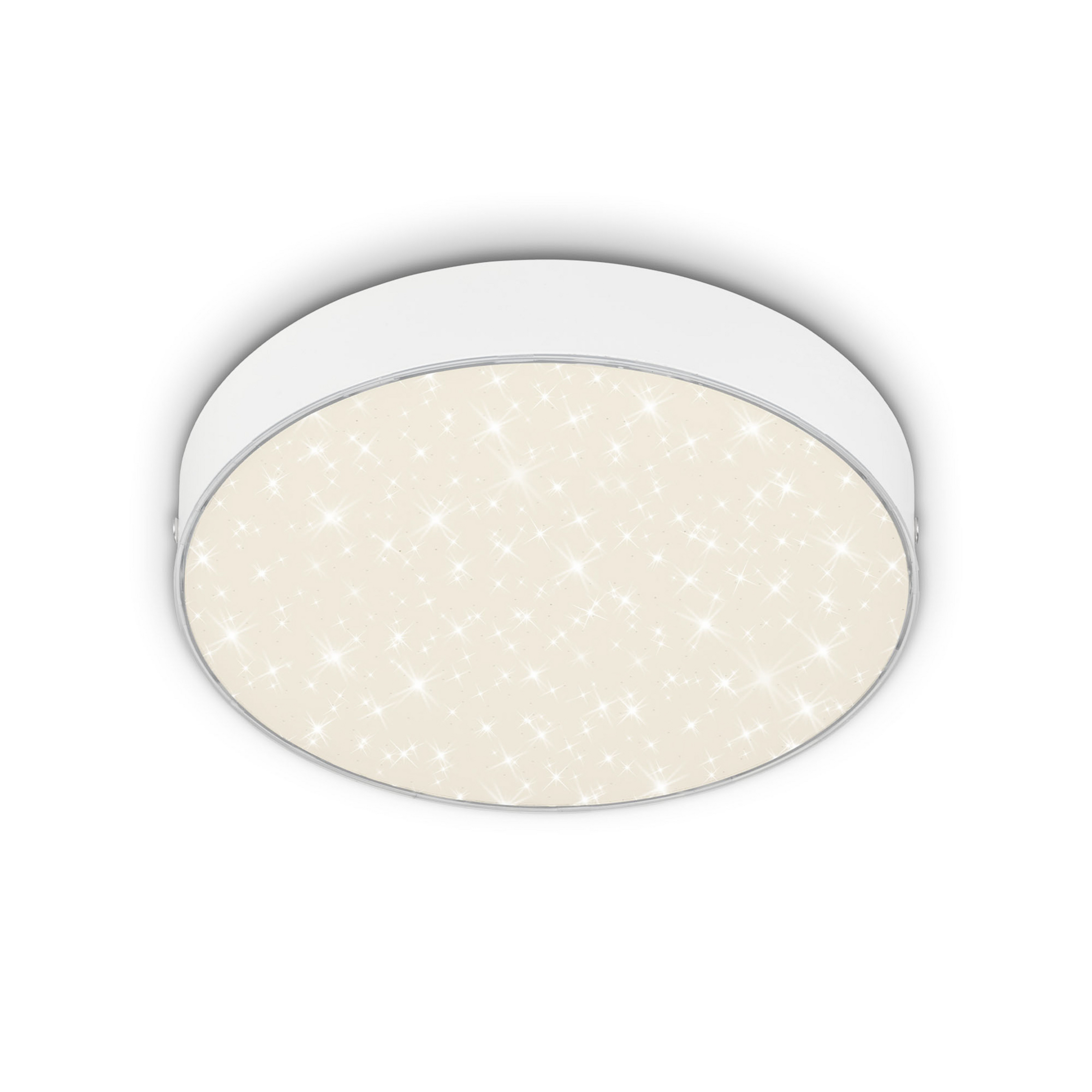 Flame Star LED-loftslampe, Ø 21,2 cm, hvid