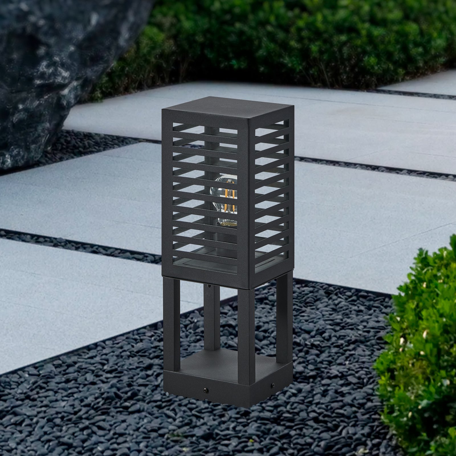 Luminaire pour socle Alamonte 3, noir