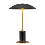 Moon Portable Tischleuchte Black/Brass - DybergLarsen