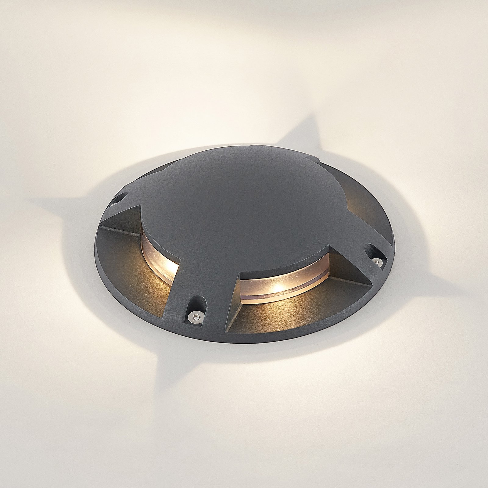 Cormac 4 LED Nedgravningsspot tamno Siva - Lindby