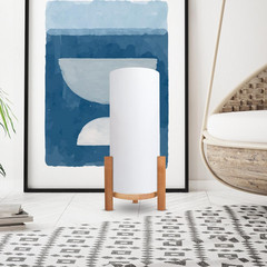 Lampe de table LED Madita, hauteur 48 cm, Natur/blanc