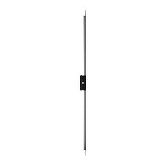 Aplique de pared LED Navi, negro, altura 100 cm, metal, 3.000 K