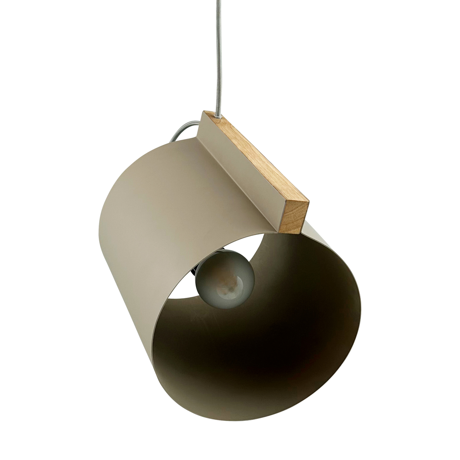 Dyberg Larsen Wum lampă suspendată, gri, reglabilă