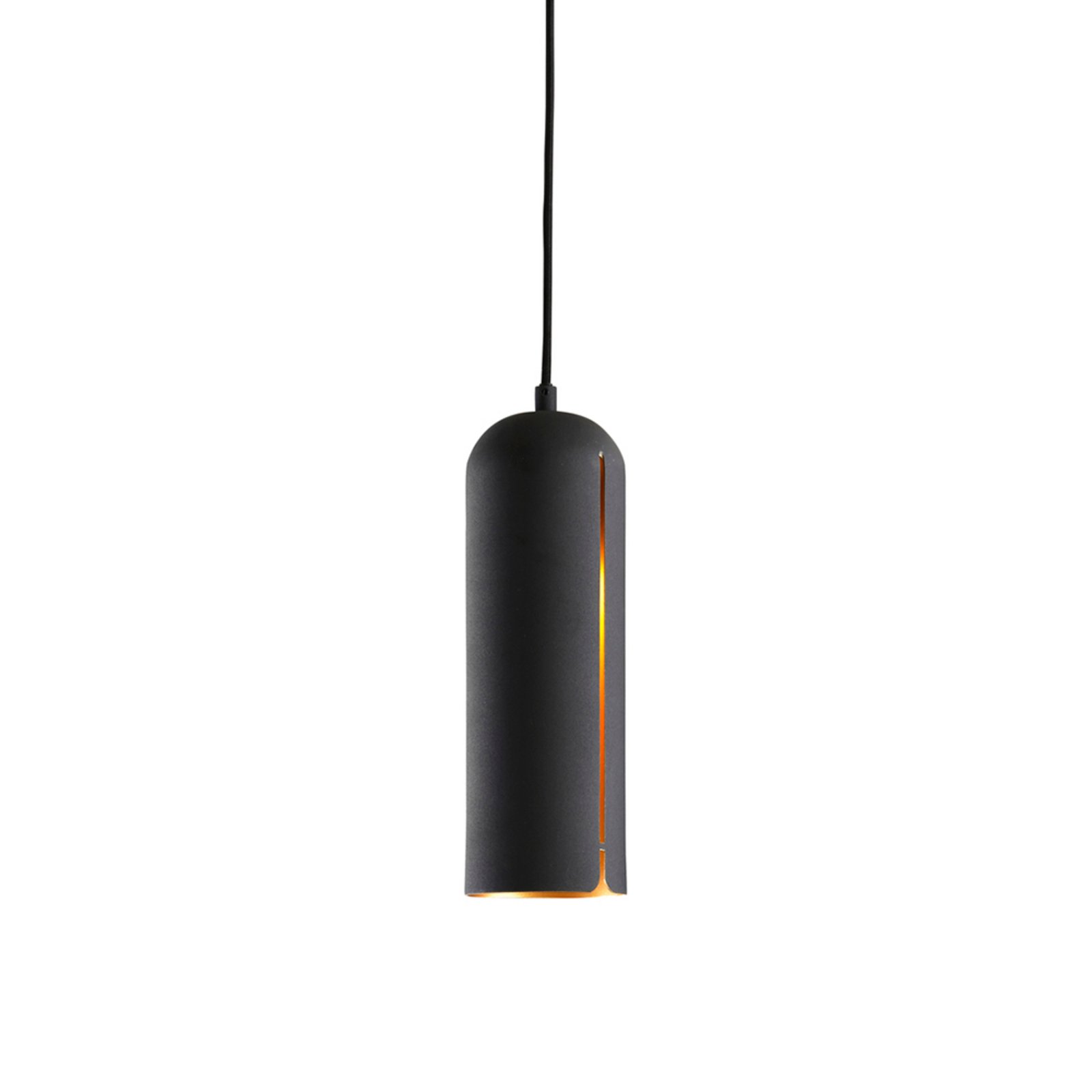 Gap Závěsná Lampa Long Black/Brass - Woud