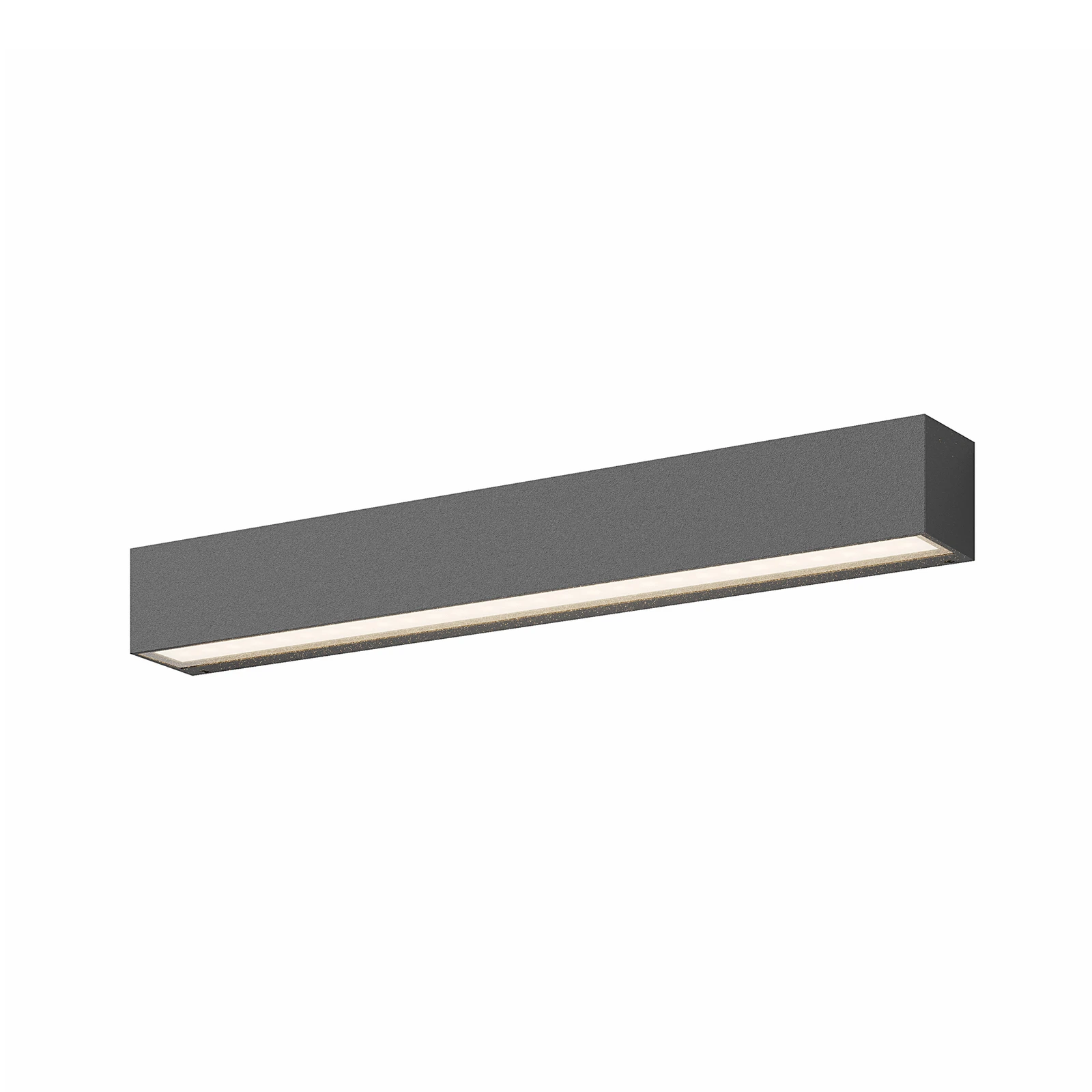 Lucande LED-Wandleuchte Lengo, 50cm anthrazit, up/down 3000K