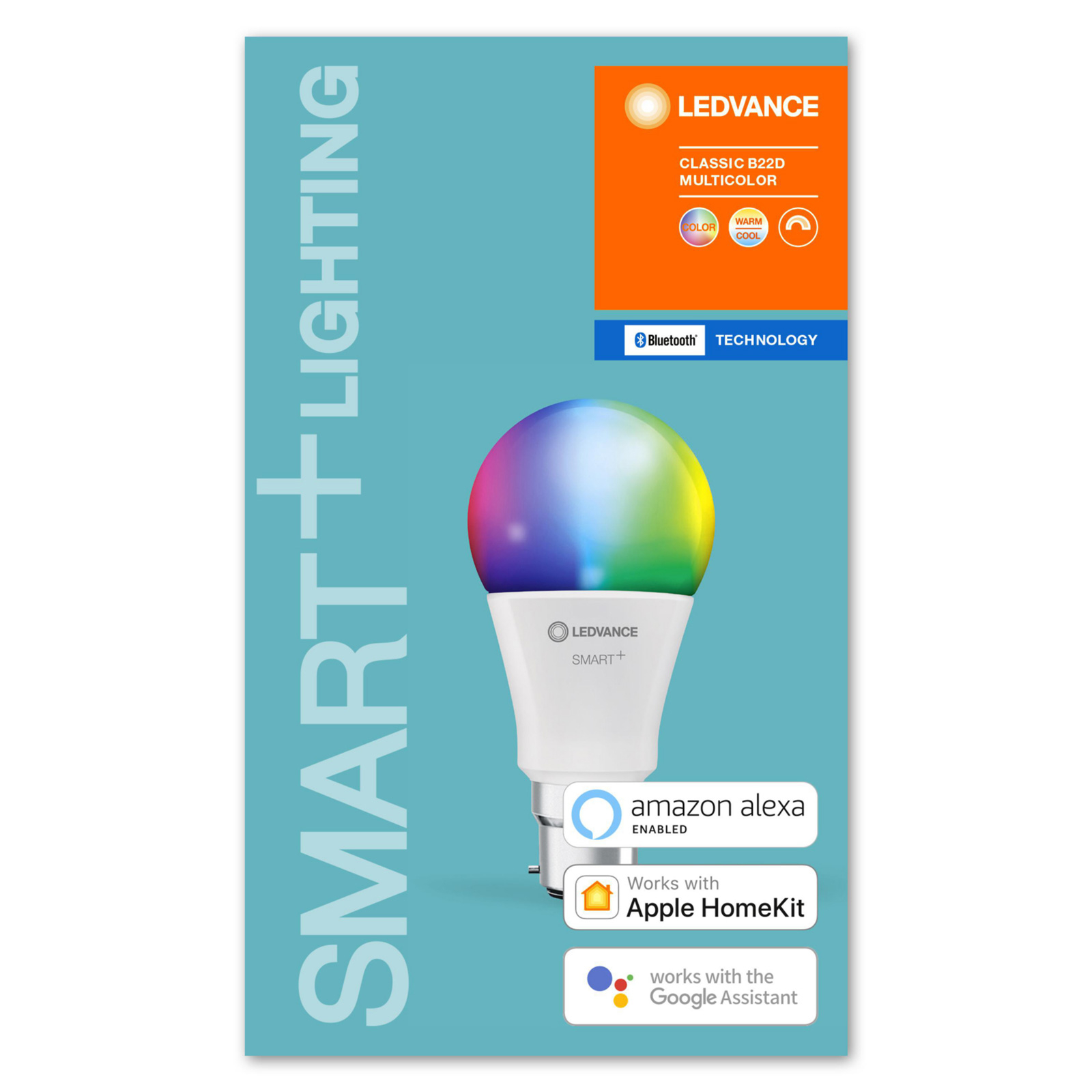 LEDVANCE SMART+ Bluetooth B22d Classic 8.5 RGBW