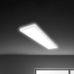 LED-kattovalaisin Tava, valkoinen, muovia, 98 cm, taustavalo