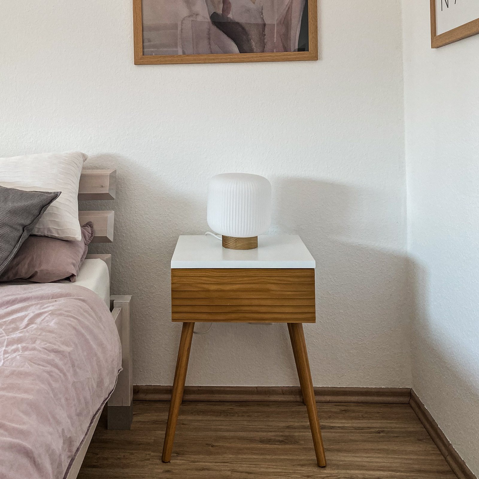 Milford Tischleuchte Ash/Opal - Nordlux
