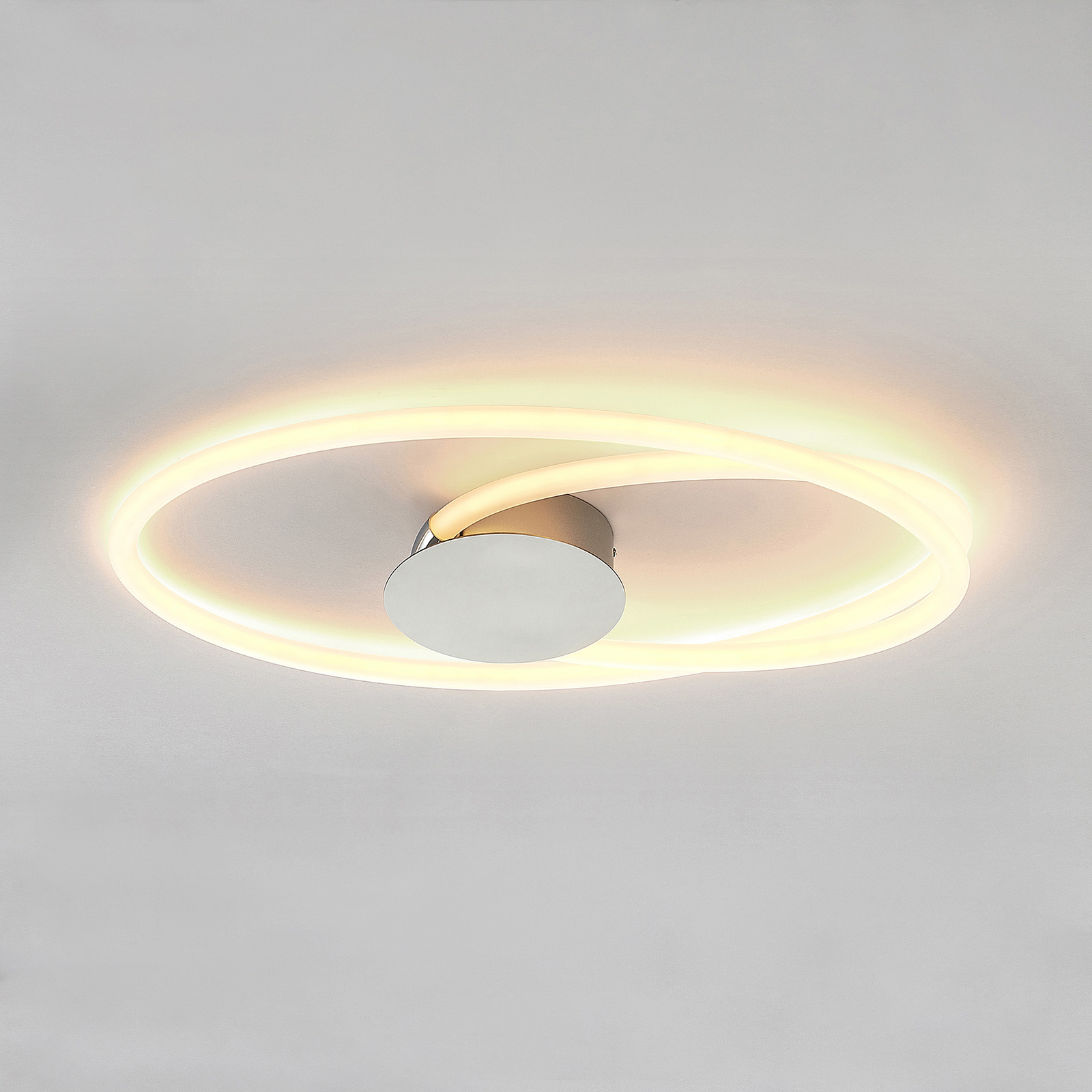 Lucande Ovala LED-taklampa, 72 cm