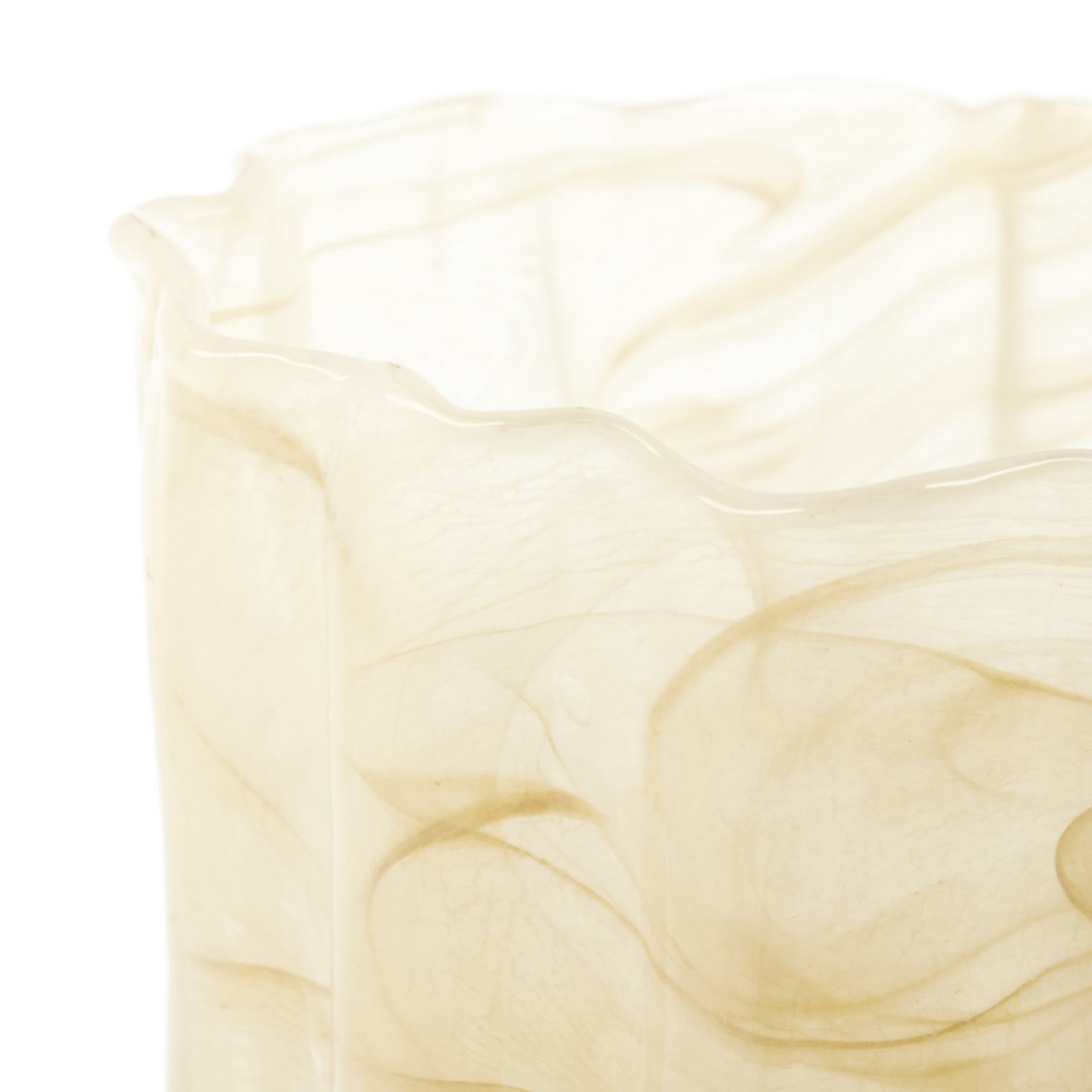 HDCurl theelichthouder, beige, glas, set van 2 - House Doctor