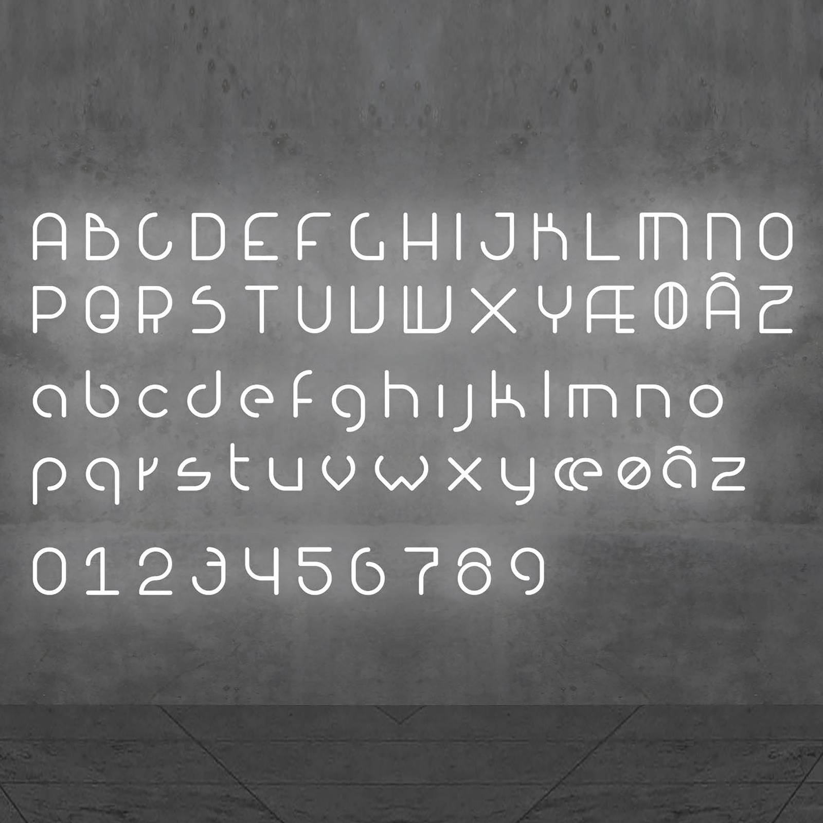 Artemide Alphabet of Light applique majuscule I