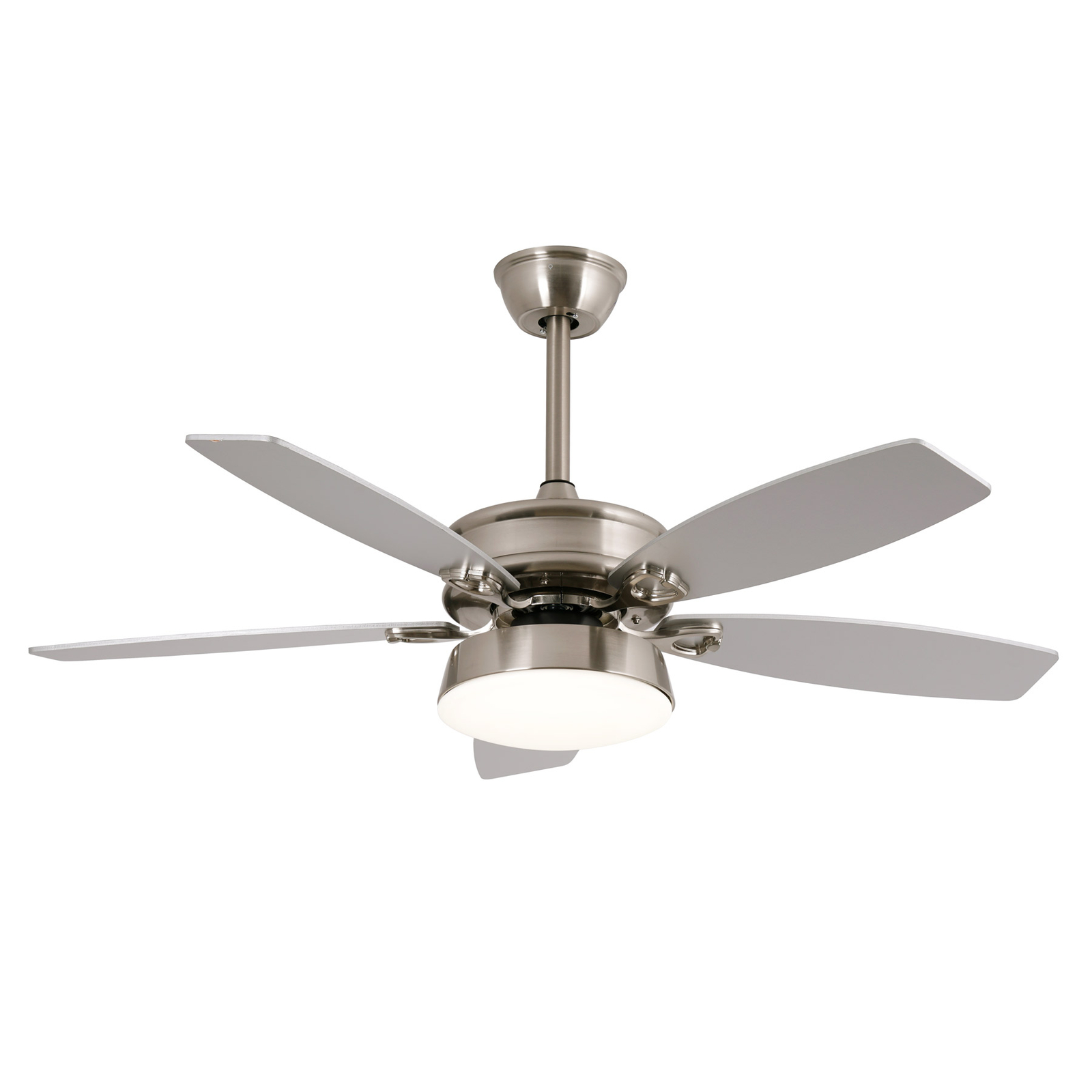 Starluna Kuvio LED ceiling fan, CCT, nickel