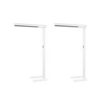 Arcchio LED office floor lamp Susi, set of 2, white, sensor