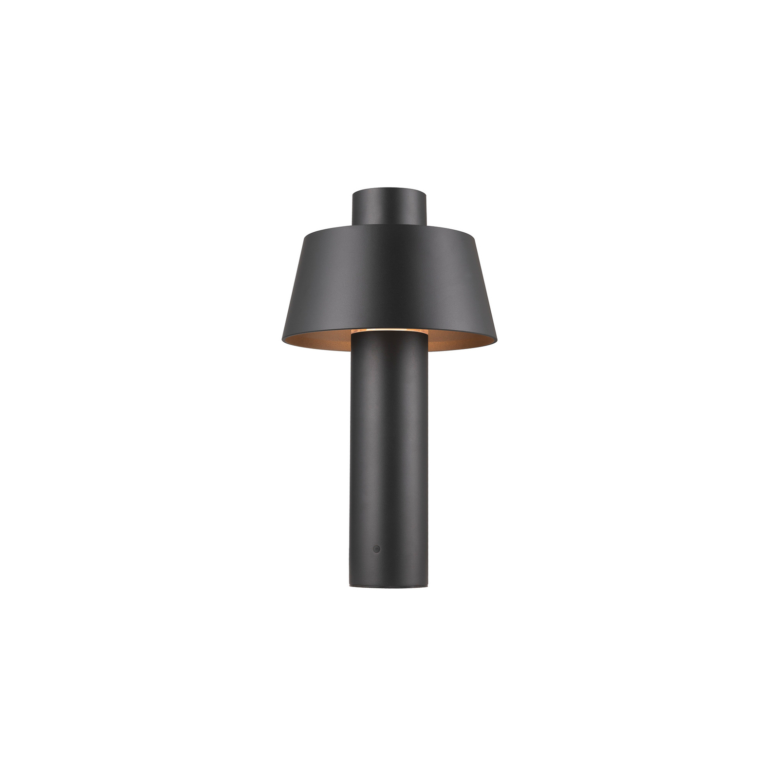 SLV Photoni 45 pillar lamp, black, aluminium, height 45 cm