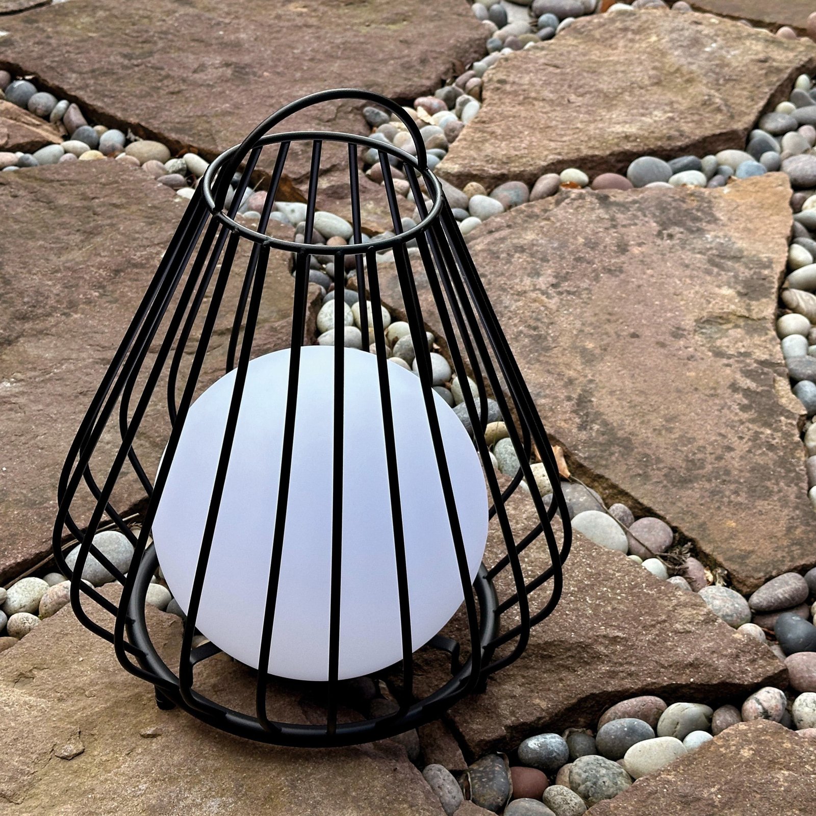Evesham Outdoor Lantern Medium Black - DybergLarsen
