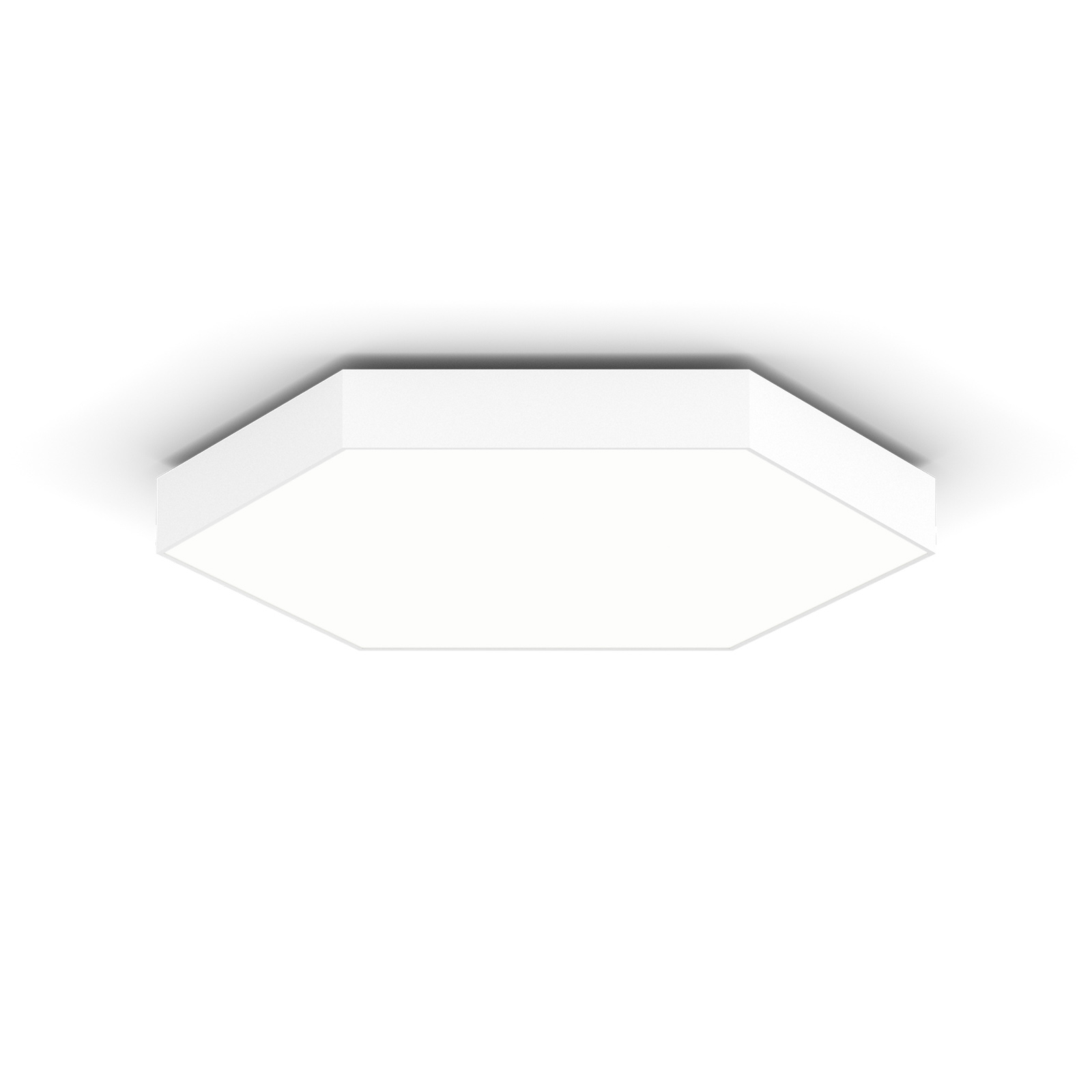 XAL HEX-O LED-Deckenlampe, sechseckig, warmweiß