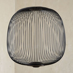 Foscarini MyLight Spokes 2 midi pendellampe sort