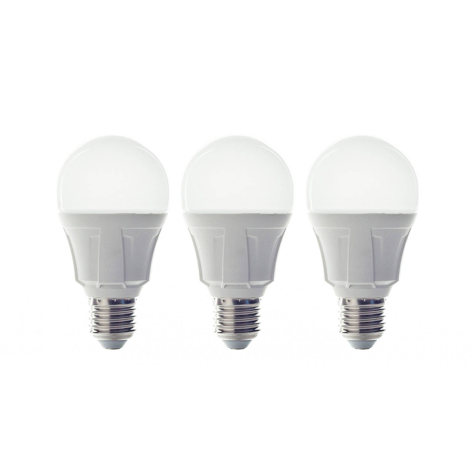 Lindby LED-Leuchtmittel, E27, 11 W, opal, 3.000 K, 3er-Set