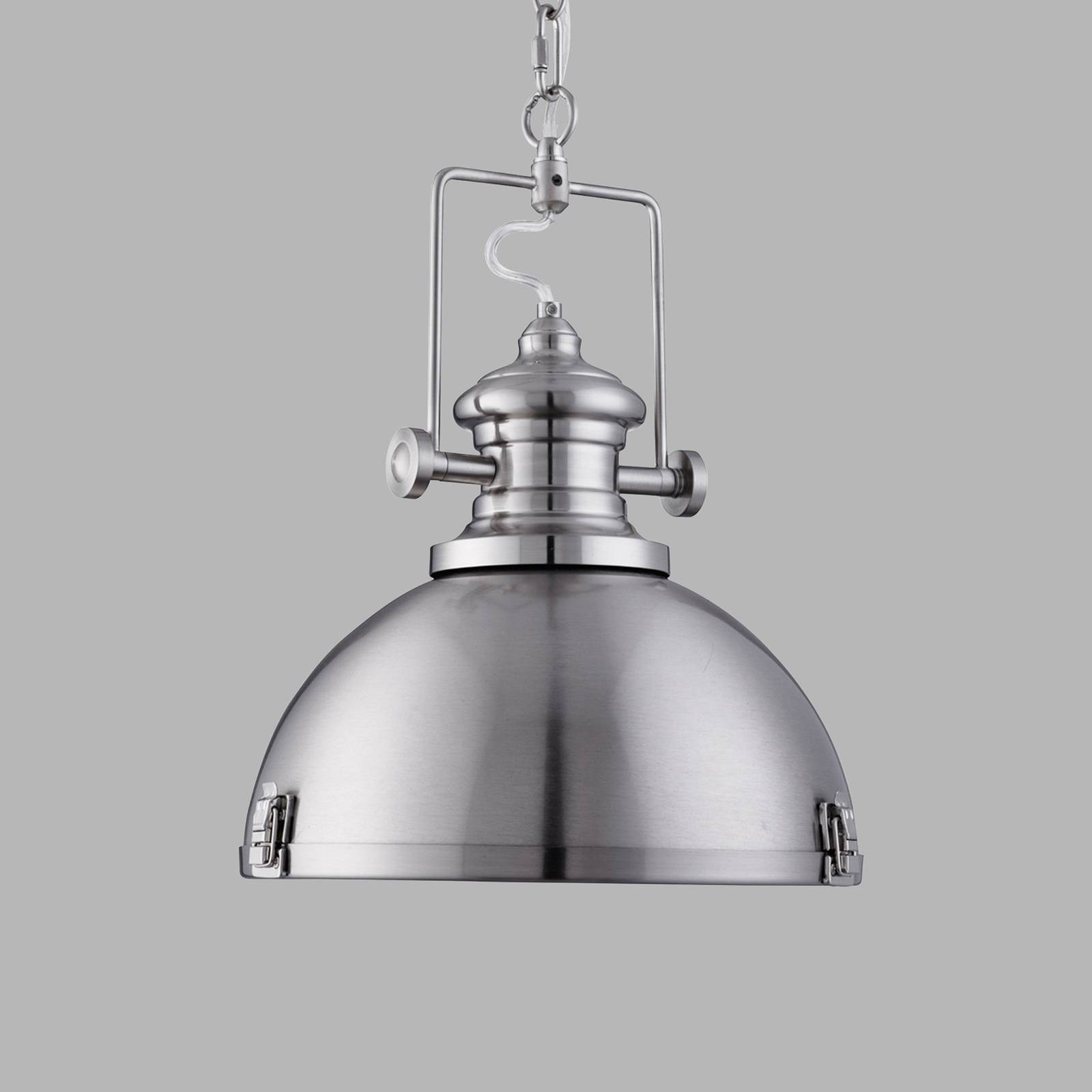 Modna industrialna lampa wisząca Silver