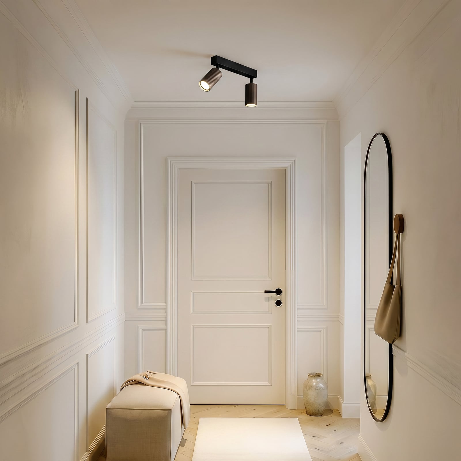 Laesüsteem Tune, 2-leekiline, pruun, metall, pikkus 44 cm