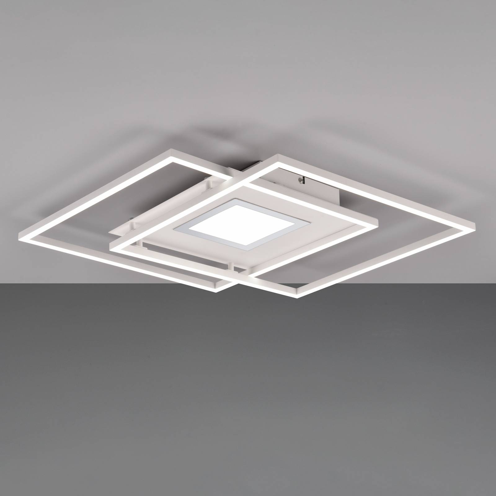 Trio Lighting Plafonnier LED Via CCT dim télécommande blanc